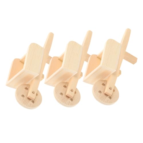 Warmhm 3 Stck. Mini-Kinderwagen Schubkarre Mini-Karren- Minikarren- Minikarren-Modelle Puppenhauskarren Minikarrenkarren Holz Warmhm 3 Stck. Mini-Kinderwagen Schubkarre Mini-Karren- Minikarren- Minikarren-Modelle Puppenhauskarren Minikarrenkarren Holz von Warmhm