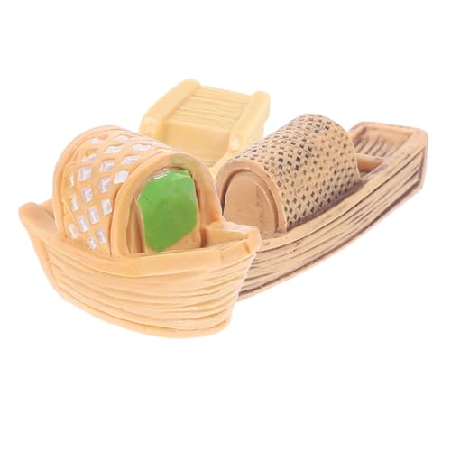 Warmhm 3 Stück Boot Modell Vintage Boot Figuren für Puppenhaus und Kreative Dekoration für Mikrolandschaften und Warmhm 3 Stück Boot Modell Vintage Boot Figuren für Puppenhaus und Kreative Dekoration für Mikrolandschaften und von Warmhm