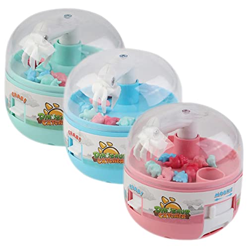 Warmhm 3 Stück Dinosaurier-fänger Dinosaurier- Kinderspielzeug Mini-klauenmaschine Für Kinderparty Gefälligkeiten Mini-Dinosaurier-klauenmaschine Plastik von Warmhm