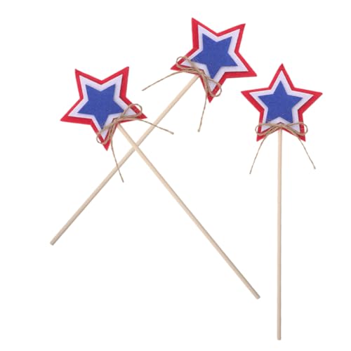 Warmhm 3 Stück Feenstangendekoration patriotische Partygeschenke im Freien hängend Wenn Dekorationen zum unabhängigkeitstag Zauberstab Star Design Feenstäbe glänzender Feenstab gefühlt Warmhm 3 Stück Feenstangendekoration patriotische Partygeschenke im Freien hängend Wenn Dekorationen zum unabhängigkeitstag Zauberstab Star Design Feenstäbe glänzender Feenstab gefühlt von Warmhm