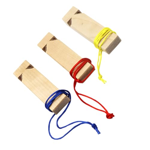 Warmhm 3 Stück Holzpfeifen für Diy für Musikalische Kreativität für Partys und Spielzeugzüge Zufällige Schnurfarbe Zufällige Farbe Warmhm 3 Stück Holzpfeifen für Diy für Musikalische Kreativität für Partys und Spielzeugzüge Zufällige Schnurfarbe Zufällige Farbe von Warmhm