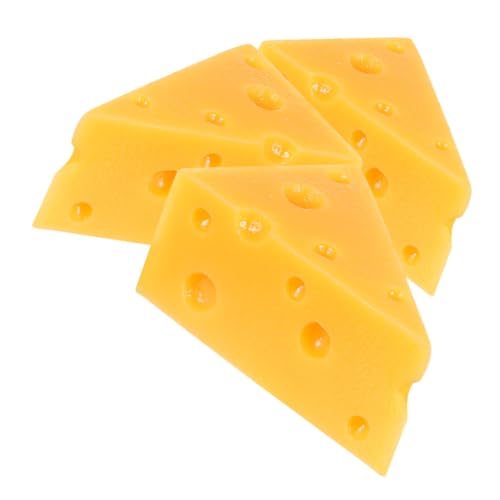 Warmhm 3 Stück Käsemodell Künstliches Essen Käsespielzeug Käse Dekorationen Lebensmittel-Requisiten Zur Präsentation Falsches Käse Simulationskäse Gefälschtes Essen Orange Harz Warmhm 3 Stück Käsemodell Künstliches Essen Käsespielzeug Käse Dekorationen Lebensmittel-Requisiten Zur Präsentation Falsches Käse Simulationskäse Gefälschtes Essen Orange Harz von Warmhm