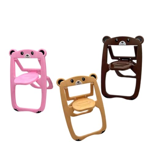 Warmhm 3 Stück Klappbarer Mini-Stuhl, Puppen-klappstuhl, Mini- -klappstuhl, Miniatur-möbel Warmhm 3 Stück Klappbarer Mini-Stuhl, Puppen-klappstuhl, Mini- -klappstuhl, Miniatur-möbel von Warmhm