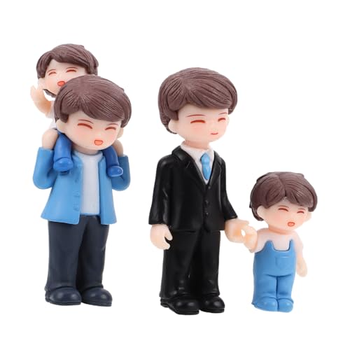 Warmhm 3 Stück Mikro-landschafts-puppenornamente Figur Desktop Mini Vater-Kind-skulpturen Sohn Papa Dekoration Mikrolandschaftsspielzeug Harz Warmhm 3 Stück Mikro-landschafts-puppenornamente Figur Desktop Mini Vater-Kind-skulpturen Sohn Papa Dekoration Mikrolandschaftsspielzeug Harz von Warmhm