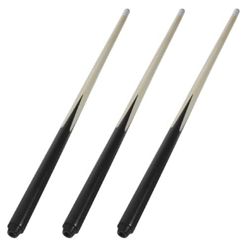 Warmhm 3 Stück Mini-Pool-Queue Pool-queues Billardtisch-Stick Miniatur Pool-Stick Für Stange Junior Hartholz Klein Jugend Billardqueue Für Minipool Kurzer Poolstock Hölzern von Warmhm