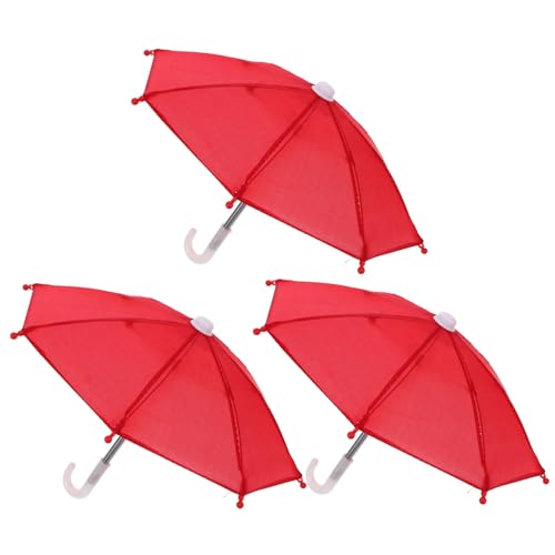 Warmhm Kleiner Puppenschirm 3 Stücke Öffnen und Schließen Regenschirm für 18 Zoll Puppen Miniaturmöbel Dekoration für Puppenhäuser Warmhm Kleiner Puppenschirm 3 Stücke Öffnen und Schließen Regenschirm für 18 Zoll Puppen Miniaturmöbel Dekoration für Puppenhäuser von Warmhm