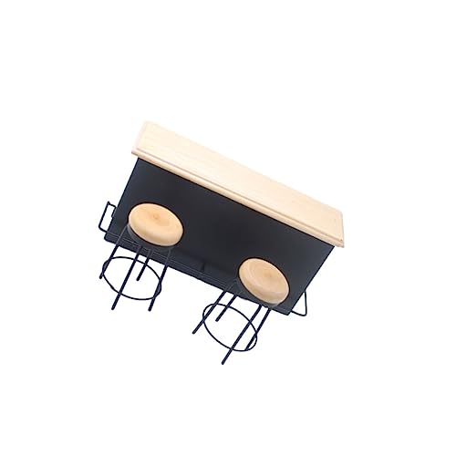 Warmhm Miniatur Bar 3 Stück aus Holz für Puppenhaus Dekorativer Bartisch mit Zwei Stühlen Realistische Barzubehör für Kreative Spielwelten Warmhm Miniatur Bar 3 Stück aus Holz für Puppenhaus Dekorativer Bartisch mit Zwei Stühlen Realistische Barzubehör für Kreative Spielwelten von Warmhm