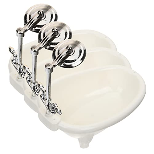 Warmhm 3 Stück Puppe Puppe auch Bad Bathroom Accessories Badezimmer-armaturen Accessoires für Badezimmer DIY Miniaturhaus Puppenbadewanne Puppenmöbel Plastik Weiß Warmhm 3 Stück Puppe Puppe auch Bad Bathroom Accessories Badezimmer-armaturen Accessoires für Badezimmer DIY Miniaturhaus Puppenbadewanne Puppenmöbel Plastik Weiß von Warmhm
