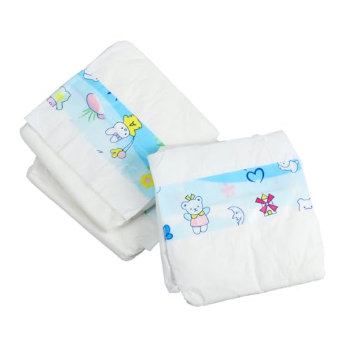 Warmhm Leichte Puppenwindeln Aus Kunststoff Dekoration Für Babypuppen 3 Stück Windeln Für Jungen Und Mädchen Rollenspiele von Warmhm