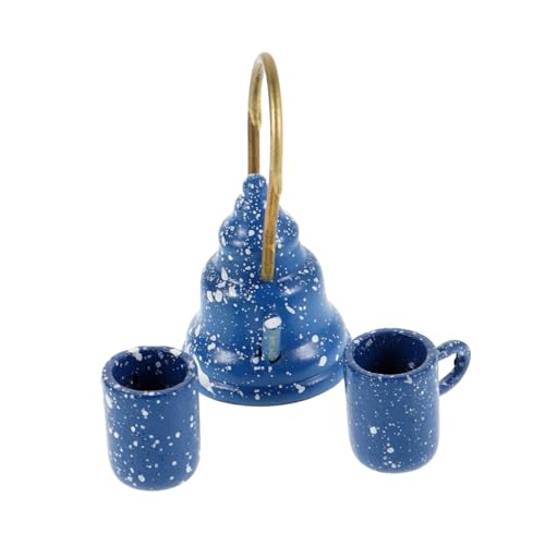 Warmhm 3 Stück Puppenhaus-Modell für interaktives Holzspielzeug Teeservice Teegeschirr Handgefertigtes winzige Tassen Kaffee- Metall Warmhm 3 Stück Puppenhaus-Modell für interaktives Holzspielzeug Teeservice Teegeschirr Handgefertigtes winzige Tassen Kaffee- Metall von Warmhm