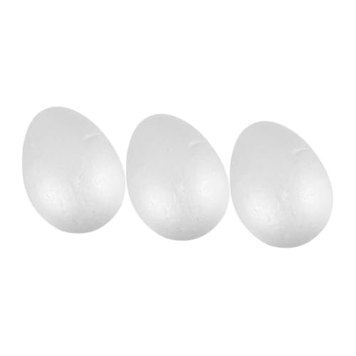 Warmhm 3 Stück Schaum Eier Dekoration Für Gefälscht Große Basteleier Malen Klein Schaumei Groß Mini Lustig Dekorativ Glatte Schaumeier Leere Diy Ostereier Party-eier- Weiß Warmhm 3 Stück Schaum Eier Dekoration Für Gefälscht Große Basteleier Malen Klein Schaumei Groß Mini Lustig Dekorativ Glatte Schaumeier Leere Diy Ostereier Party-eier- Weiß von Warmhm