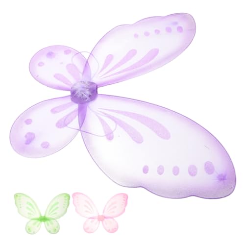 Warmhm 3 Stück Schmetterlingsflügelspielzeuge Kinderflügel Kostümzubehör Schmetterlingsflügel Für Mädchen Prinzessinkleider Flügel Schmetterling Mädchen Schmetterling Flügelkleid Nylon Warmhm 3 Stück Schmetterlingsflügelspielzeuge Kinderflügel Kostümzubehör Schmetterlingsflügel Für Mädchen Prinzessinkleider Flügel Schmetterling Mädchen Schmetterling Flügelkleid Nylon von Warmhm