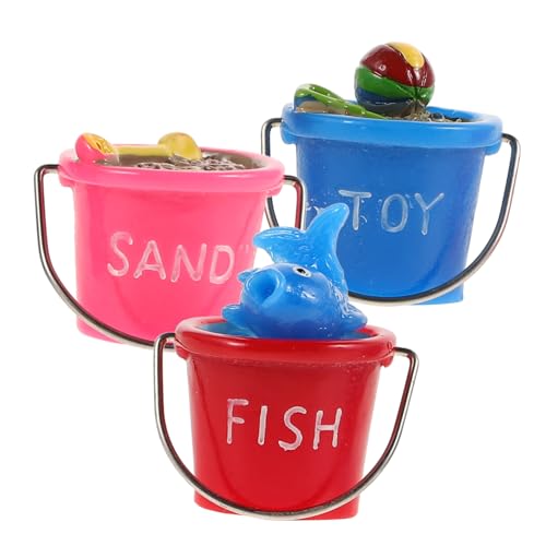 Warmhm 3 Stück Strandeimer Ornamente Mini Puppenhaus Küsten Weihnachts Strand Thema Ornament Feengarten Dekoration Meeresdekor Puppenhaus Spielset Weihnachtsdekoration Warmhm 3 Stück Strandeimer Ornamente Mini Puppenhaus Küsten Weihnachts Strand Thema Ornament Feengarten Dekoration Meeresdekor Puppenhaus Spielset Weihnachtsdekoration von Warmhm