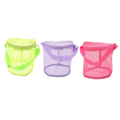 Warmhm 3 Stück Strandspielzeug Aufbewahrungstaschen Strandtaschen Netzbeutel für Sand und Robuste Sandspielzeug Organizer Warmhm 3 Stück Strandspielzeug Aufbewahrungstaschen Strandtaschen Netzbeutel für Sand und Robuste Sandspielzeug Organizer von Warmhm