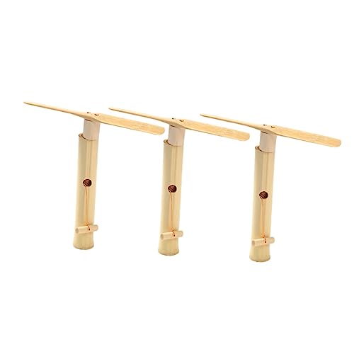 Warmhm 3stücke Pull-String Bambus-Drachenflieger Für Junge Mädchen Physikspielzeug Balance-Spielzeug Für Outdoor-aktivitäten Kreative Spielzeuge Für Jungen Und Mädchen von Warmhm