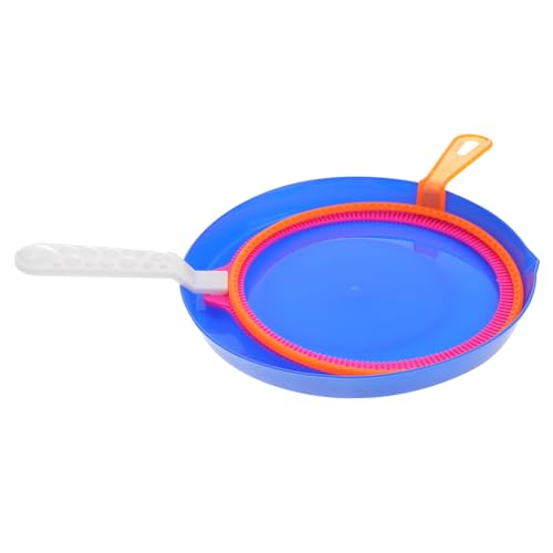 Warmhm 3 Stück Teiliges Blasblasen Set für Großes Bubble Maker mit Blasring Bubble Tools und Blasplatte Zufälligen Farben Sicher für Outdoor Spaß Zufällige Farbe von Warmhm