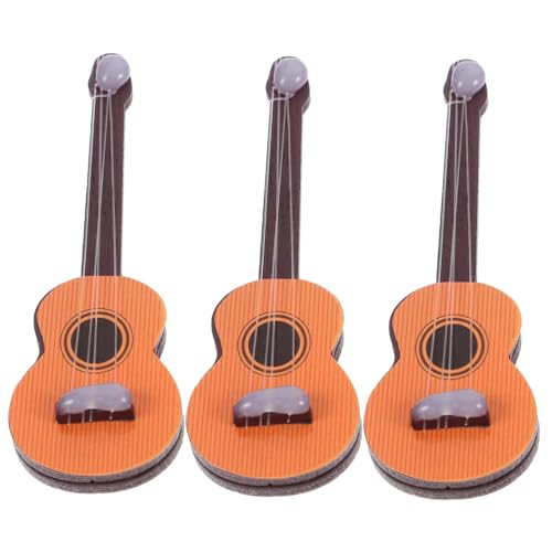 Warmhm 3 Stück Teiliges Gitarren für Puppenhäuser Realistische Instrumente zur Dekoration von Mini Häusern Zubehör für DIY Projekte und Miniaturlandschaften Warmhm 3 Stück Teiliges Gitarren für Puppenhäuser Realistische Instrumente zur Dekoration von Mini Häusern Zubehör für DIY Projekte und Miniaturlandschaften von Warmhm