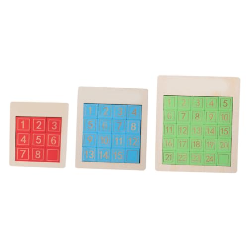 Warmhm 3 Stück Teiliges Holzspielzeug Puzzle für Lehrspielzeug für Motorische Fähigkeiten Denkspiel und Kreative Entwicklung für Zuhause und Schule Warmhm 3 Stück Teiliges Holzspielzeug Puzzle für Lehrspielzeug für Motorische Fähigkeiten Denkspiel und Kreative Entwicklung für Zuhause und Schule von Warmhm