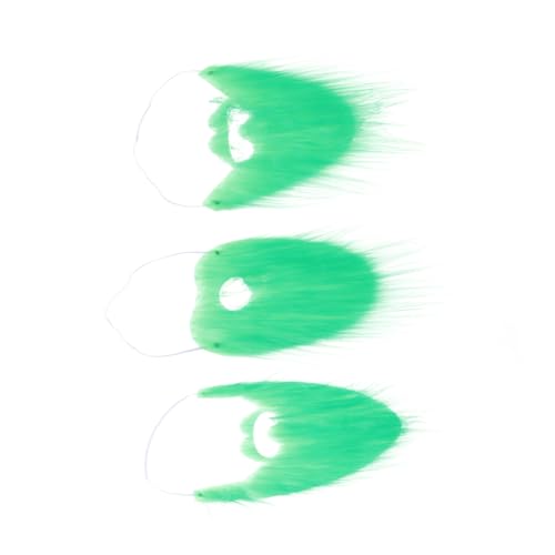 Warmhm 3 Stück Teiliges Patrick's Day Kostüm Grüne Kunstbart Dekoration Leicht Komfortabel Selbstklebend Langlebig für Fasching Cosplay Party Warmhm 3 Stück Teiliges Patrick's Day Kostüm Grüne Kunstbart Dekoration Leicht Komfortabel Selbstklebend Langlebig für Fasching Cosplay Party von Warmhm