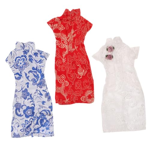 Warmhm 3 Stück Teiliges Puppen Kleidungsset mit Chinesischem Cheongsam Vintage Outfits für Puppen für Rollenspiele Leicht und Tragbar Fördert Kreativität und Vorstellungskraft Warmhm 3 Stück Teiliges Puppen Kleidungsset mit Chinesischem Cheongsam Vintage Outfits für Puppen für Rollenspiele Leicht und Tragbar Fördert Kreativität und Vorstellungskraft von Warmhm