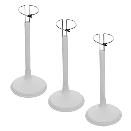 Warmhm 3 Stück Unterstützung Für Indoor-Puppen Halter Steht Für Mädchen Gestell Puppeninhaber Figur Stand Anzeige Puppenständer Puppenmodellständer Puppenregal Weiß PVC Warmhm 3 Stück Unterstützung Für Indoor-Puppen Halter Steht Für Mädchen Gestell Puppeninhaber Figur Stand Anzeige Puppenständer Puppenmodellständer Puppenregal Weiß PVC von Warmhm