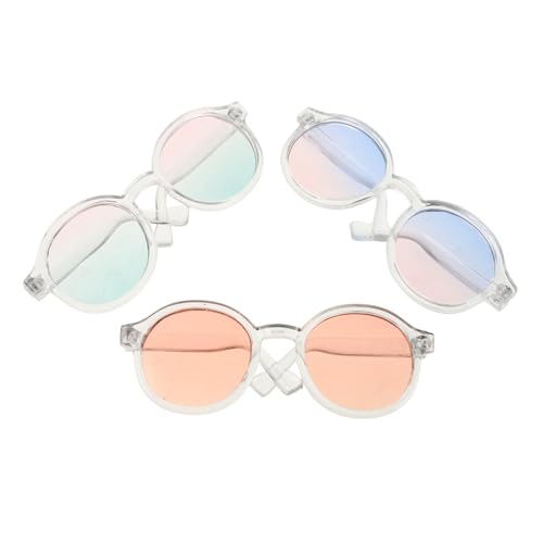 Warmhm 3 Stück Zubehör für Puppenbrillen runde Miniatur-Puppenbrille Puppe puppenspielzeug Puppen Accessoires Mini-Puppenhauszubehör Mini-Zubehör für Puppen Plastik Warmhm 3 Stück Zubehör für Puppenbrillen runde Miniatur-Puppenbrille Puppe puppenspielzeug Puppen Accessoires Mini-Puppenhauszubehör Mini-Zubehör für Puppen Plastik von Warmhm
