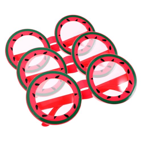 Warmhm 3 Stücke Wassermelonengläser Hawaiianische Accessoires Für Die Luau-party Wassermelonen-geburtstagsparty-zubehör Hawaiianische Accessoires Für Männer Plastik von Warmhm