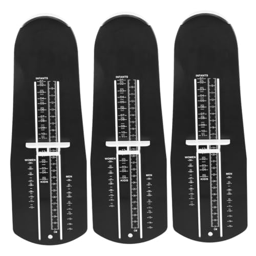 Warmhm 3 Teiliges Fußlängenmesslineal Schuhfußmessgerät Größenmesser Kleine Große Jungen Passende Maßbänder Kleinkind Fußmessgerät Fußlehre Kunststoff Schwarz Warmhm 3 Teiliges Fußlängenmesslineal Schuhfußmessgerät Größenmesser Kleine Große Jungen Passende Maßbänder Kleinkind Fußmessgerät Fußlehre Kunststoff Schwarz von Warmhm