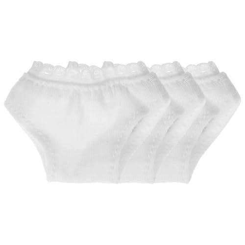 Warmhm 3 Teiliges Puppenkleidungshöschen Kleine Puppenunterwäsche Rollenspielspielzeug Puppenzubehör Puppenunterhosen Puppenkostüm Puppenfoto Requisiten Mini Unterwäsche von Warmhm