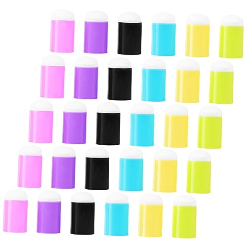 Warmhm 30 Stück Doodle-fingerschwamm Palette Machen Markierungen Zeichnung Schwamm Kleckser Bausatz Fingermalpinsel Stempel Gesicht Pinsel Aus Schaumstoff Nachfüllung Lidschatten Plastik Warmhm 30 Stück Doodle-fingerschwamm Palette Machen Markierungen Zeichnung Schwamm Kleckser Bausatz Fingermalpinsel Stempel Gesicht Pinsel Aus Schaumstoff Nachfüllung Lidschatten Plastik von Warmhm