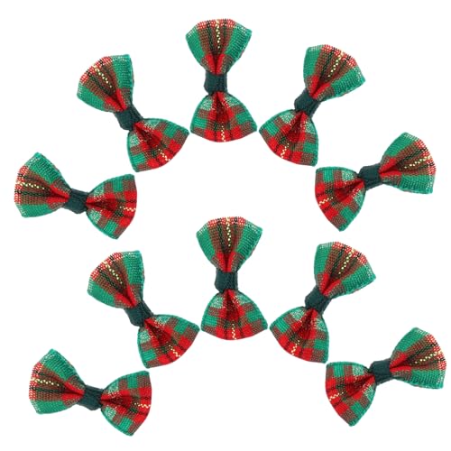 Warmhm 30 Stück Mini Bows für Puppen Kleiner Dekorativer DIY Bogen aus Hochwertigem Material für Bastelprojekte Weihnachtskränze und Fensterdekoration von Warmhm