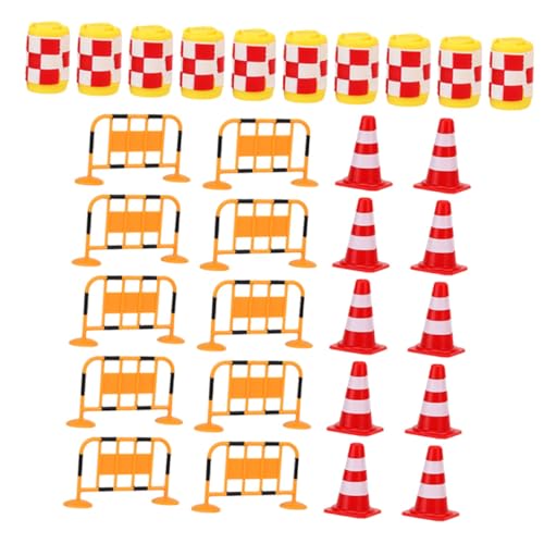 Warmhm 30 Stück Verkehrsschilder Teiliges Lernspielzeug mit Roten Kegeln Orangen Absperrungen und Gelben Warnbaken für Verkehrserziehung und Kreatives im Straßenverkehr Warmhm 30 Stück Verkehrsschilder Teiliges Lernspielzeug mit Roten Kegeln Orangen Absperrungen und Gelben Warnbaken für Verkehrserziehung und Kreatives im Straßenverkehr von Warmhm