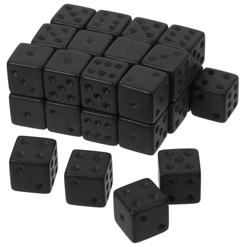Warmhm 30 Stück Würfel -brettspielzubehör Würfelspiel Partyspielwürfel Groß Lustige Würfel Klein Spiel Würfel Tischspielwürfel Kinderwürfel Quadratische Würfel Spielsachen Acryl Schwarz Warmhm 30 Stück Würfel -brettspielzubehör Würfelspiel Partyspielwürfel Groß Lustige Würfel Klein Spiel Würfel Tischspielwürfel Kinderwürfel Quadratische Würfel Spielsachen Acryl Schwarz von Warmhm