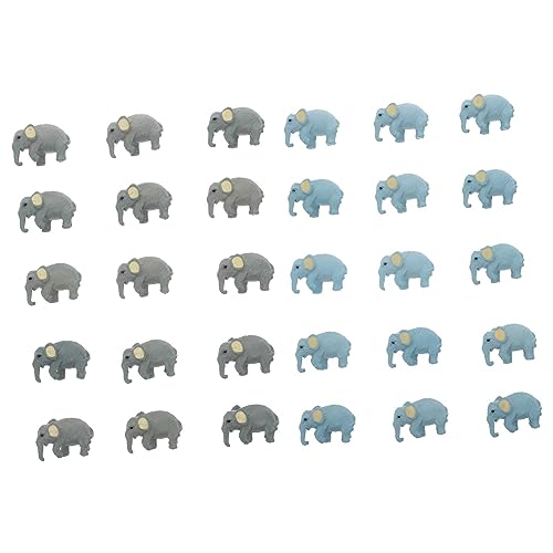 Warmhm 30 Stücke Simulation Elefantenmodelle Mini Elefant Schmuck Desktop Dekoration Warmhm 30 Stücke Simulation Elefantenmodelle Mini Elefant Schmuck Desktop Dekoration von Warmhm