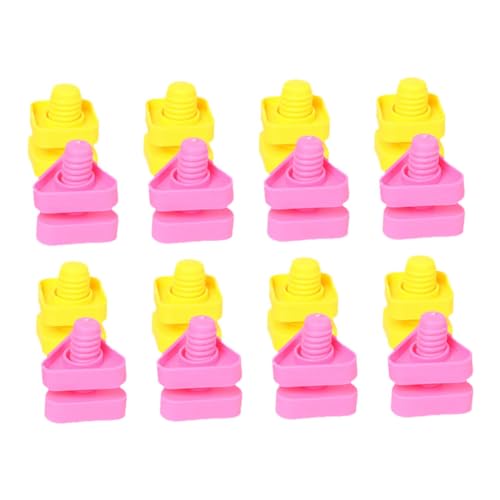 Warmhm 32 Paare Teiliges Schraubenspielzeug für Kleinkinder Pädagogisches Steckspiel mit Schraube und Mutter Farben und Formen Erkennen und Zuordnen für Frühkindliche Entwicklung und Hand Warmhm 32 Paare Teiliges Schraubenspielzeug für Kleinkinder Pädagogisches Steckspiel mit Schraube und Mutter Farben und Formen Erkennen und Zuordnen für Frühkindliche Entwicklung und Hand von Warmhm