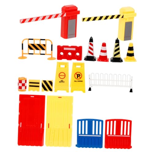 Warmhm 32 Stück Verkehrsbarrikadenmodell Straßensperre Miniatur Barrikade Miniatur-Verkehrsbarrieren- Hilfsmittel für den Schulunterricht Plastik Warmhm 32 Stück Verkehrsbarrikadenmodell Straßensperre Miniatur Barrikade Miniatur-Verkehrsbarrieren- Hilfsmittel für den Schulunterricht Plastik von Warmhm