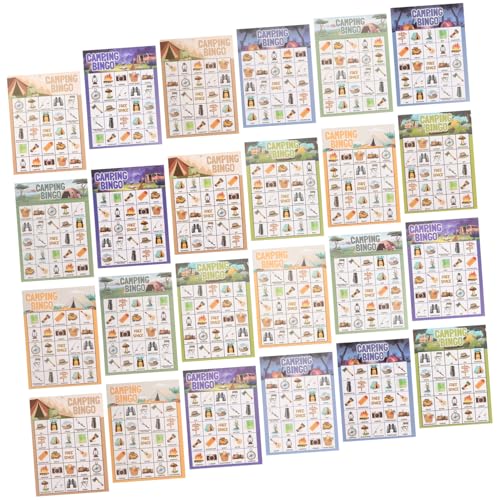 Warmhm 33 Teiliges Set Für Campingspiele Halloween Partyspiele Camping Partygeschenke Spiele Für Camping Lagerfeuerspiele Spiele Für Autofahrten Brettspiele Für Spielpapier Mit von Warmhm