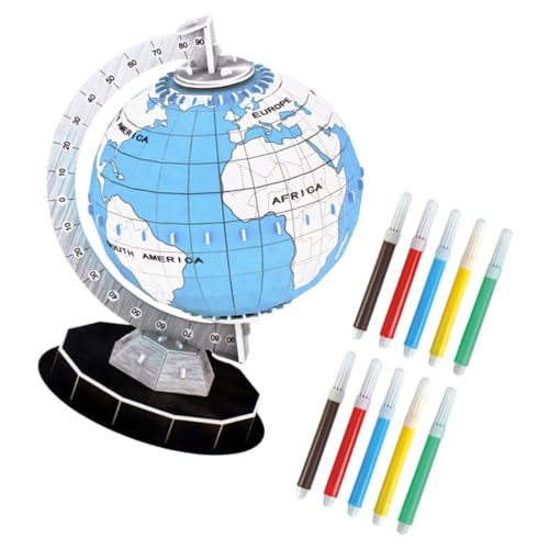 Warmhm 3D Puzzle für Kinder Tragbare Lernpuzzles Pädagogisches Spielzeug Intelligenter Modell Geschenkset mit Malutensilien Warmhm 3D Puzzle für Kinder Tragbare Lernpuzzles Pädagogisches Spielzeug Intelligenter Modell Geschenkset mit Malutensilien von Warmhm