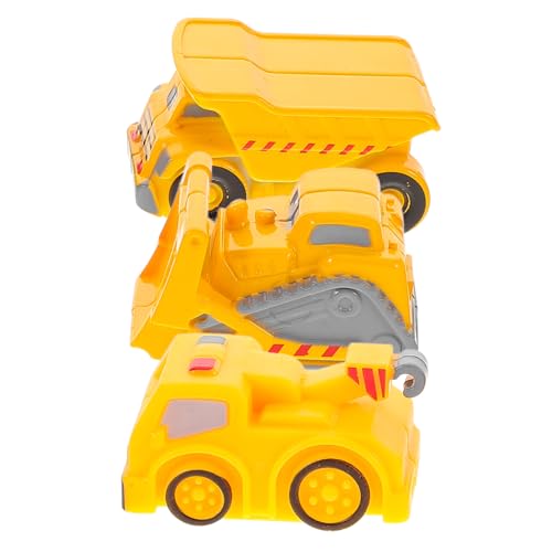 Warmhm 3Er Set Beach LKW spielzeugkran spielzeugbagger Bagger Lernspielzeugautos Geburtstagsfeierzubehör für den BAU rosa Monstertruck Müllwagen Plastik von Warmhm