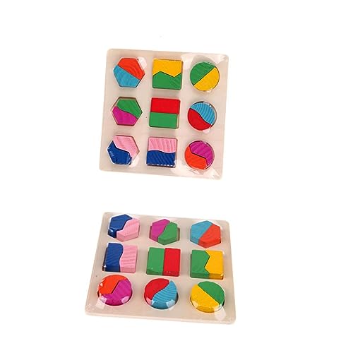 Warmhm 3Stücke Geometrieerkennungsspielzeug Farbenfrohe Puzzle Blöcke für Frühes Lernen für Formen und Farben Aufsicht von Erwachsenen Warmhm 3Stücke Geometrieerkennungsspielzeug Farbenfrohe Puzzle Blöcke für Frühes Lernen für Formen und Farben Aufsicht von Erwachsenen von Warmhm