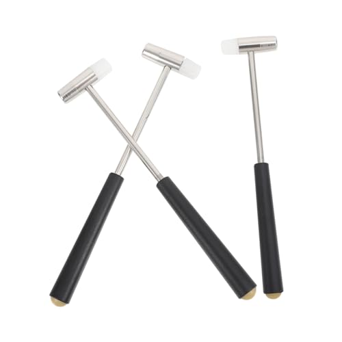 Warmhm 3Stücke Hammer Praktische Blockmontage Hämmer Für Kreatives Robustes Zubehör Für BAU Und Konstruktionsspielzeug Mit Schwarzem Griff Warmhm 3Stücke Hammer Praktische Blockmontage Hämmer Für Kreatives Robustes Zubehör Für BAU Und Konstruktionsspielzeug Mit Schwarzem Griff von Warmhm