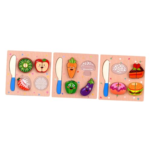 Warmhm 3Stücke Teiliges Holzschneidespielzeug Für Kreatives Lernspielzeug Mit Gemüse Und Kuchen Für Rollenspiele Und Fantasievolles Pädagogisches Aus Holz Warmhm 3Stücke Teiliges Holzschneidespielzeug Für Kreatives Lernspielzeug Mit Gemüse Und Kuchen Für Rollenspiele Und Fantasievolles Pädagogisches Aus Holz von Warmhm