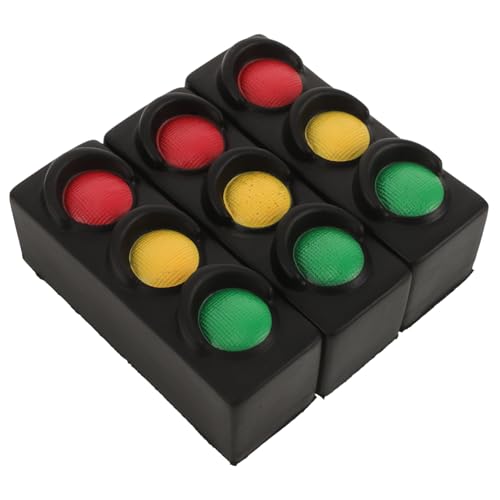Warmhm 3Stücke Teiliges Quetschspielzeug Ampelmodell Für Sicheres Material Fördert Kreativität Und Entwicklung Für Auto Motto Partygeschenke Und Verkehrsdekor Für Kinderpartys von Warmhm