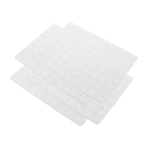 Warmhm 4 Blätter Sublimations-Puzzle-Rohlinge Leere Rätsel Leere Puzzles für Sublimation Papier Weiß Warmhm 4 Blätter Sublimations-Puzzle-Rohlinge Leere Rätsel Leere Puzzles für Sublimation Papier Weiß von Warmhm