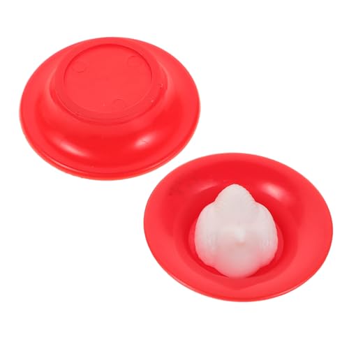 Warmhm 4 Sätze Aus Eiern Wurden Magische Requisiten Kinderaccessoire Versorgen Requisite Kinderzubehör Ei-zu-Vogel-Requisite Kinderversorgung Rot Plastik von Warmhm