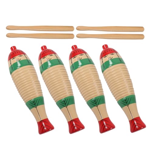 Warmhm 4 Sätze Fischspielzeug Aus Holz Percussion-musikspielzeug Guiro- Aus Holz Musikinstrumente Für Kleinkinder Instrumentenspielzeug Für Kleinkinder Holzguiro Warmhm 4 Sätze Fischspielzeug Aus Holz Percussion-musikspielzeug Guiro- Aus Holz Musikinstrumente Für Kleinkinder Instrumentenspielzeug Für Kleinkinder Holzguiro von Warmhm