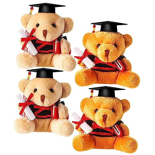 Warmhm 4 Stück Abschluss Stofftiere Weiche, Flauschige Puppe Abschlusspuppe Bärengeschenkpuppe Abschluss Ausgestopfter Bär Abschluss Bär Zarter Ausgestopfter Bär Plüsch Warmhm 4 Stück Abschluss Stofftiere Weiche, Flauschige Puppe Abschlusspuppe Bärengeschenkpuppe Abschluss Ausgestopfter Bär Abschluss Bär Zarter Ausgestopfter Bär Plüsch von Warmhm