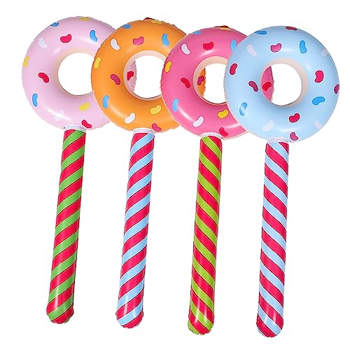 Warmhm 4 Stück Aufblasbarer Donut-Stick Creme Schwimmbecken für Lutscher Donut aufblasbar Krapfen geformt Aufblasbares für Schwimmbecken sommer aufblasbares PVC Warmhm 4 Stück Aufblasbarer Donut-Stick Creme Schwimmbecken für Lutscher Donut aufblasbar Krapfen geformt Aufblasbares für Schwimmbecken sommer aufblasbares PVC von Warmhm