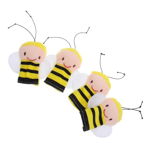 Warmhm 4 Stück Bienen-fingerpuppenspielzeug Fingertierpuppen Fingerpuppen Fingerpuppen Tierische Handpuppe Fingerpuppen Für Fingerspielzeug Plüsch Warmhm 4 Stück Bienen-fingerpuppenspielzeug Fingertierpuppen Fingerpuppen Fingerpuppen Tierische Handpuppe Fingerpuppen Für Fingerspielzeug Plüsch von Warmhm