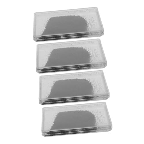 Warmhm 4 Stück Demonstrationsgerät für Magnetfelder Physik experimente Eisenpulver-Set farbig Bausatz Rasuren Metallspäne Eisenfüllungen für wissenschaftliche Experimente Kunststoff Black von Warmhm